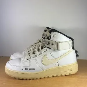 Nike Shoes Nike Air Force High Utility White Cream Womens Size